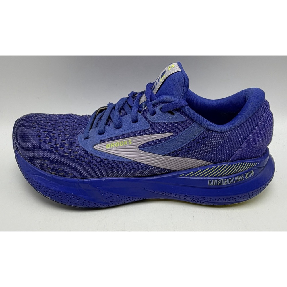 Brooks Adrenaline GTS 24 Supportive Womens 8 Purple Running Sneakers Shoes Read
